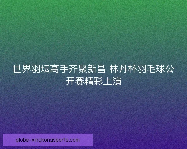 世界羽坛高手齐聚新昌 林丹杯羽毛球公开赛精彩上演 世界羽坛高手齐聚新昌 林丹杯羽毛球公开赛精彩上演